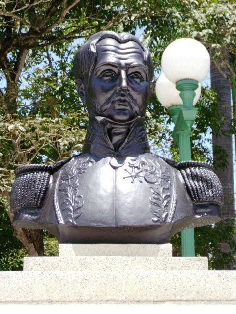 Busto de José Francisco Bermúdez en el Campo de Carabobo