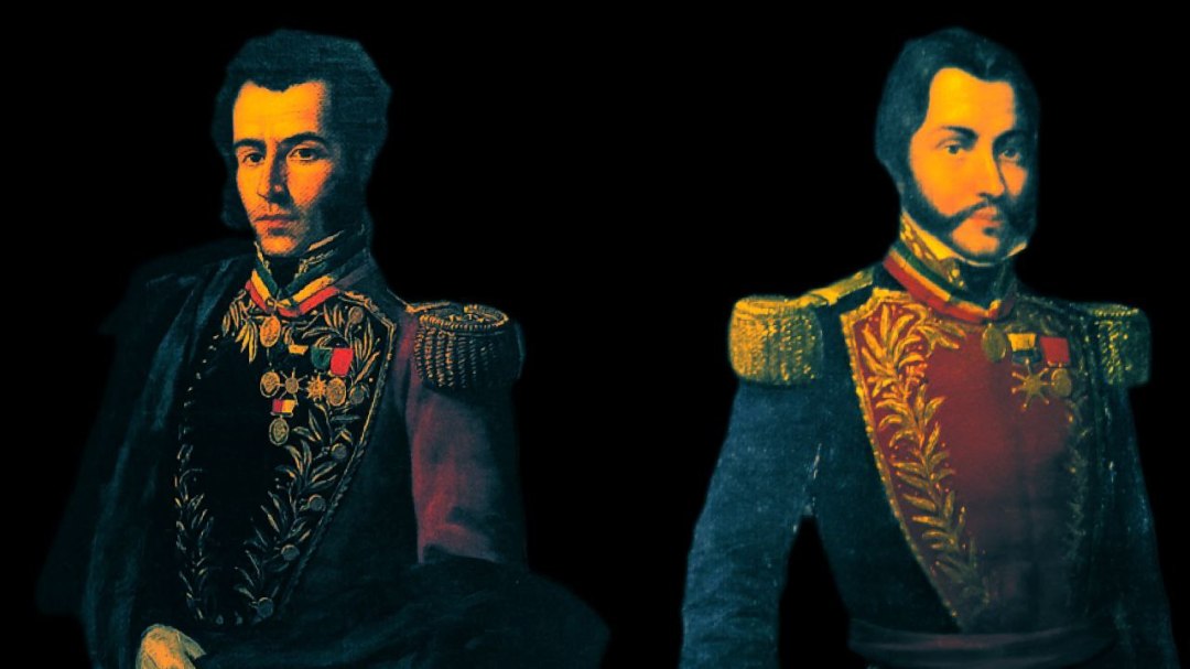 Antonio José de Sucre y José Francisco Bermúdez