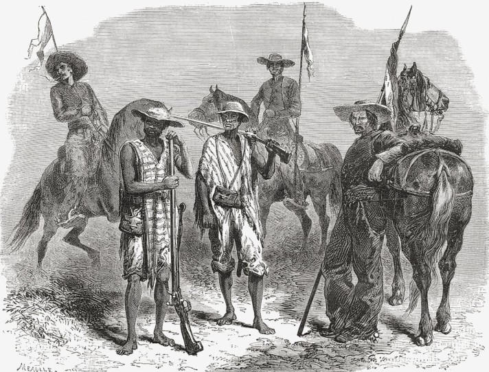 Lanceros colombianos del siglo XIX