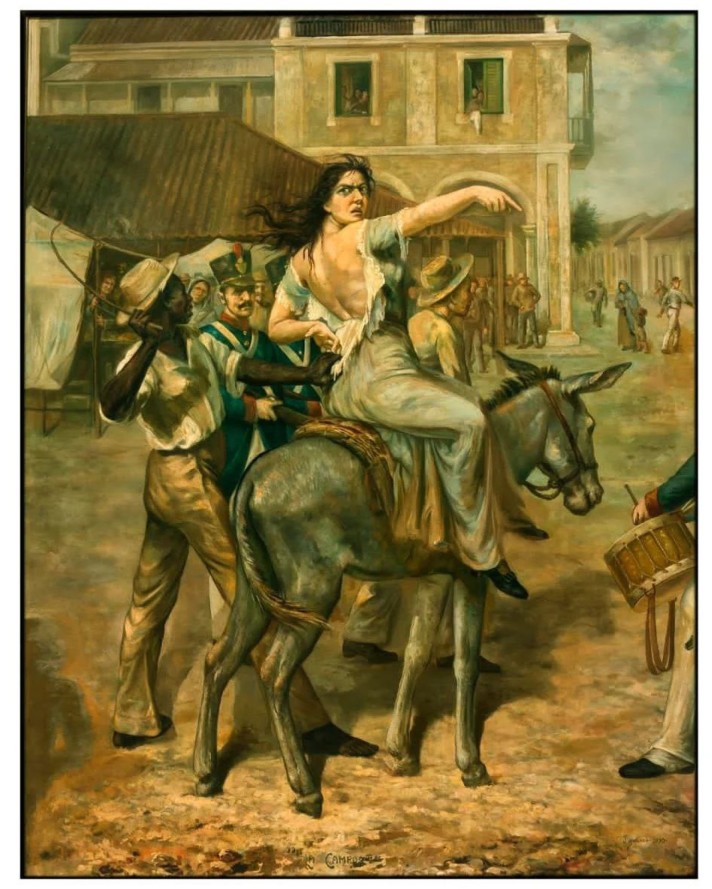 Ana María Campos, por Julio Árraga. Cuadro de 1910. Vía Maracaibo_Histórica (Instagram).