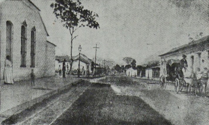 Avenida de Camoruco, Valencia, 1893. Foto vía Rebeca Figueredo. 